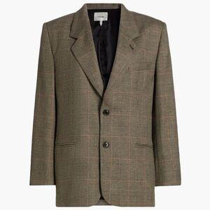 Frame Grandfather Glen-Check Single Breasted Blazer